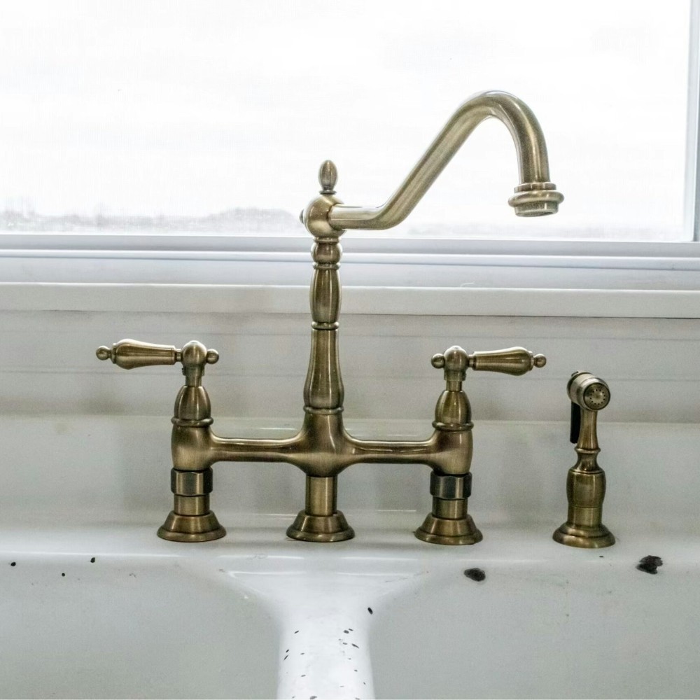 Antique Brass Faucet - 5